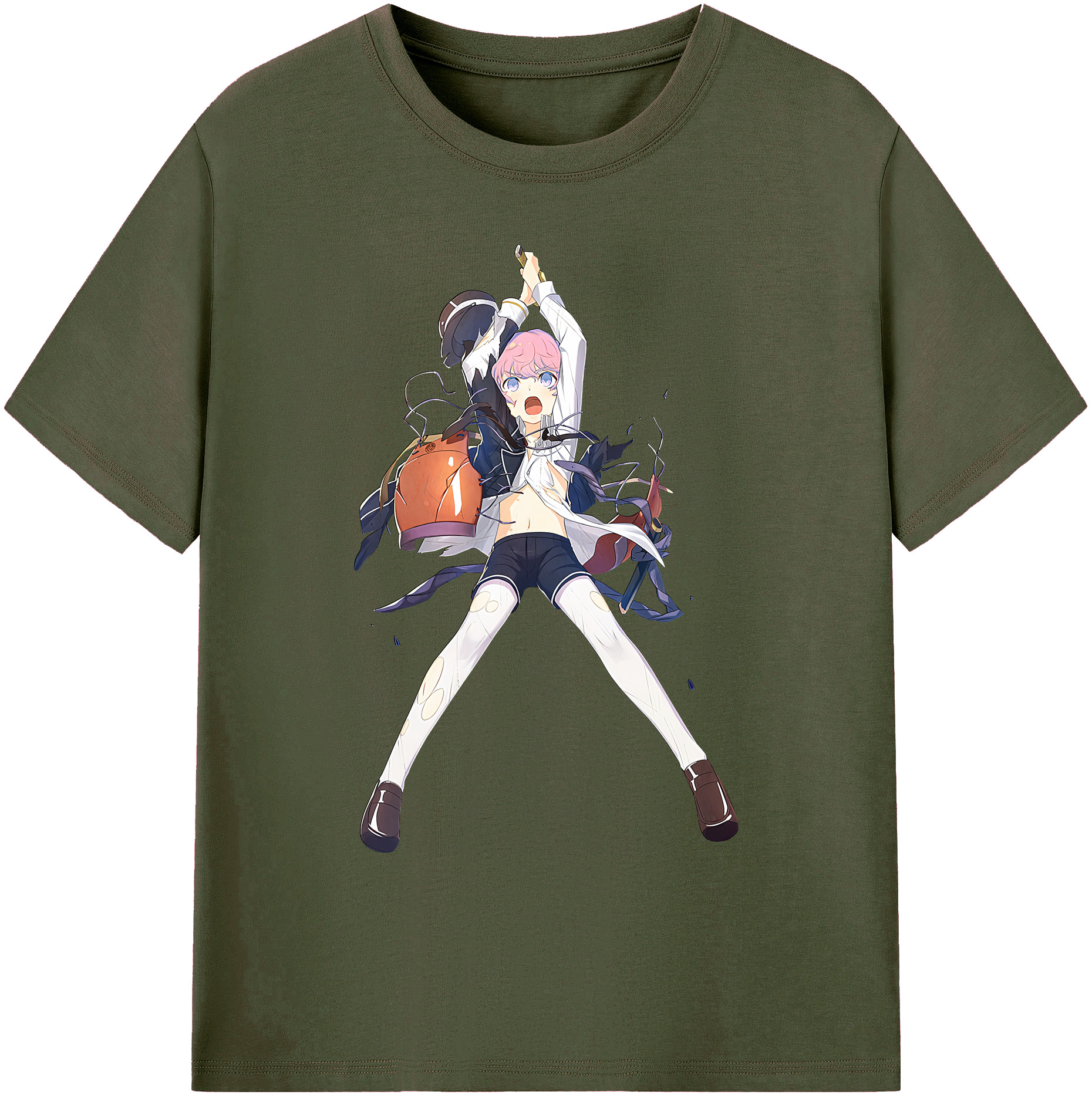 （画像用） 刀剣乱舞 Touken Ranbu 綿100％ メンズ半袖Tシャツ｜肌触りやわらか＆通気性